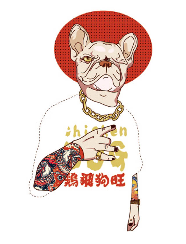 自个模特图