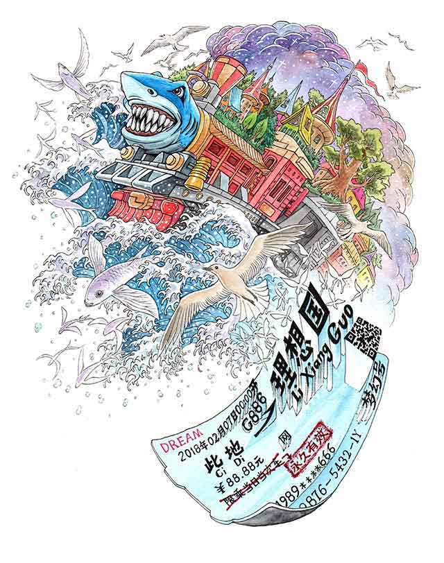 自个模特图