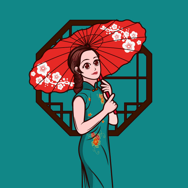自个模特图