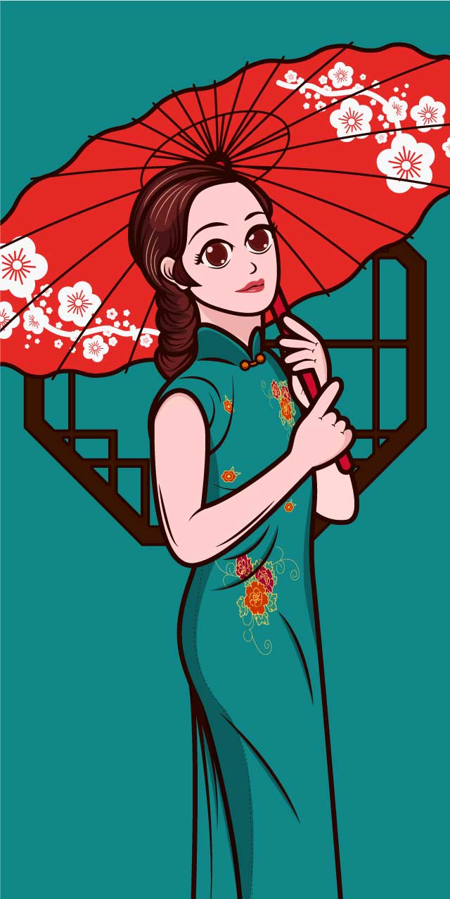 自个模特图