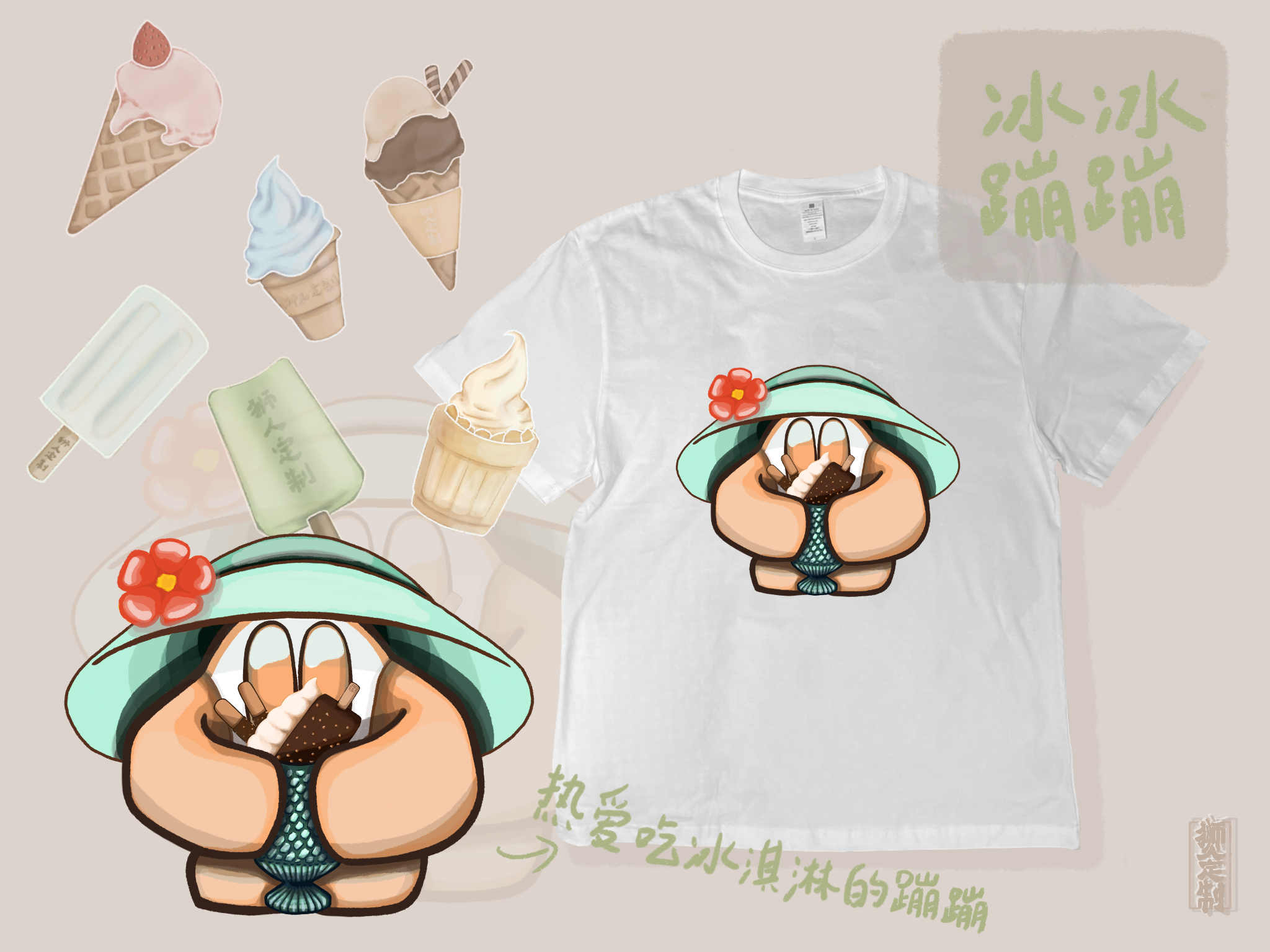 自个模特图