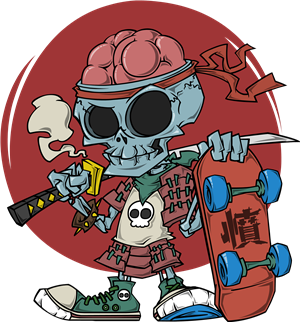 骷髅武士safeboy原创体恤