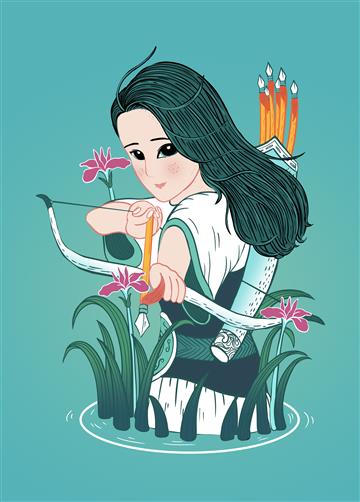 十二星座女孩之射手座